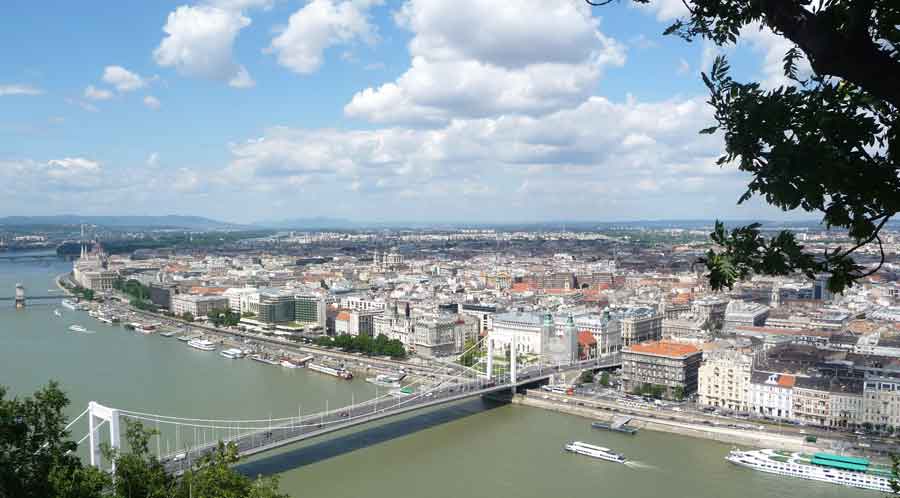 Budapest Blick auf die Donau