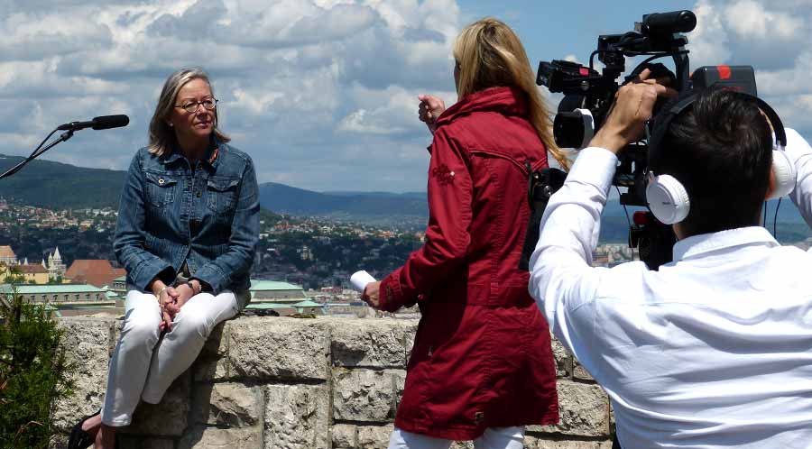 ZDF Wiso Team Dreharbeiten